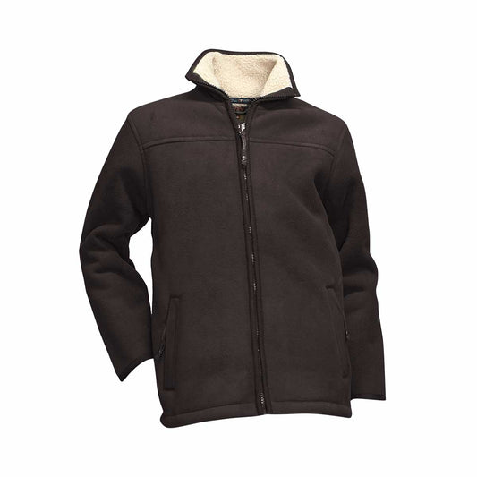 Blouson Hugo Strong Écorce, polaire doublé sherpa, conçu pour le travail extérieur. Chaleur durable, confort optimal et résistance accrue.