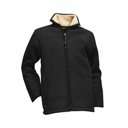 Blouson Hugo Strong Écorce, polaire doublé sherpa, conçu pour le travail extérieur. Chaleur durable, confort optimal et résistance accrue.