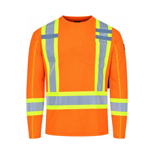 Chandail haute visibilité à manches longues PROTEC LS homme