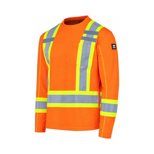 Chandail haute visibilité à manches longues PROTEC LS homme