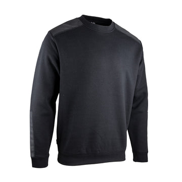 Chandail Bruxelles Hugo Strong #8091 pour homme. Confort en molleton chaud, renforts Oxford 300D et style noir sobre pour travail et quotidien.