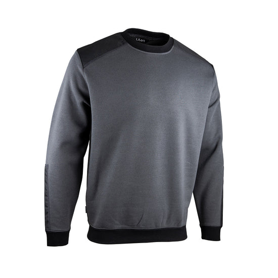 Chandail de travail BUCAREST #8093 en molleton chaud avec renforts Oxford 300D. Résistant, confortable et polyvalent pour l’automne et l’hiver.