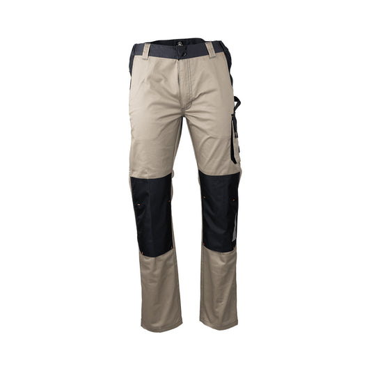 Pantalon de travail PRIAM #1862 bicolore et zéro métal. Extensible, résistant et sécuritaire pour les environnements industriels sensibles.