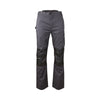 Pantalon de travail stretch TERRESTRE Hugo Strong gris charcoal en tissu Ripstop multipoches