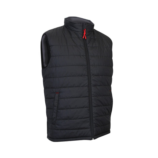 Veste sans manches Hugo Strong Rebel, réversible et chaude, idéale pour le travail extérieur. Légère, polyvalente et fonctionnelle.