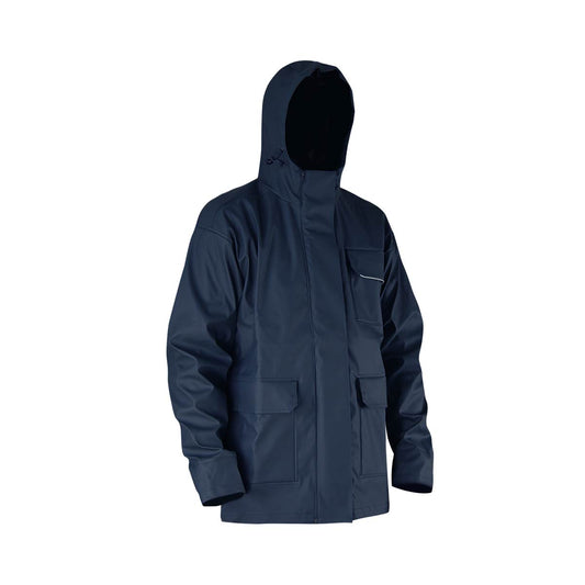 Veste de pluie Hugo Strong Orage #2055, imperméable et coupe-vent, conçue pour le travail extérieur. Protection 5000 mm, durable et confortable.