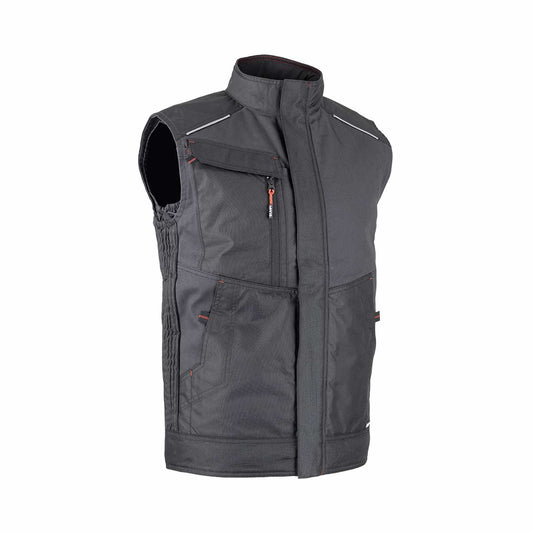 Veste sans manches Hugo Strong Cratere #5093, renforcée et durable, idéale pour le travail extérieur. Liberté de mouvement et protection fiable.