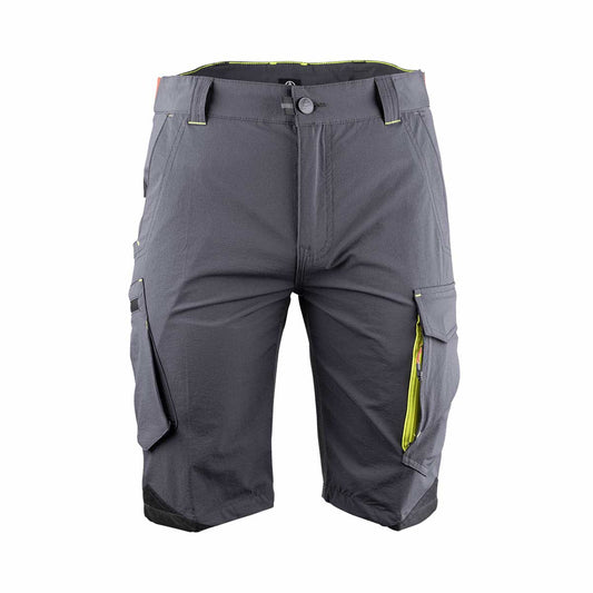 Short de travail extensible 4 sens #6152. Léger, résistant et fonctionnel, il offre confort et mobilité pour les professionnels actifs.
