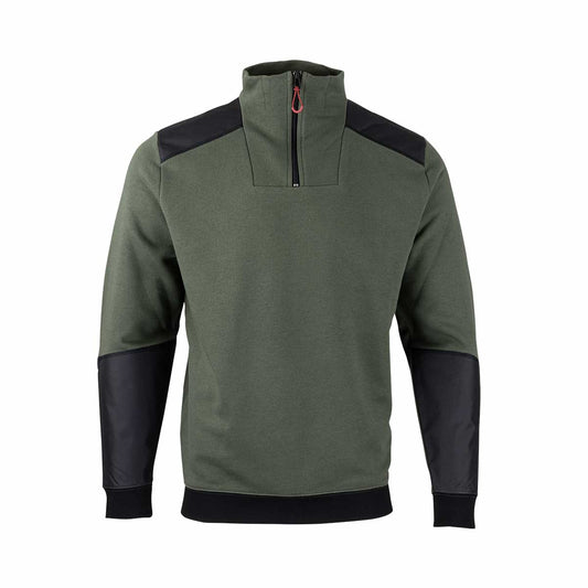 Chandail à col camionneur Barbade Hugo Strong #8126. Molleton chaud, renforts Oxford et confort durable pour le travail ou le quotidien.