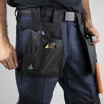 Poches flottantes Hugo Strong Mobile #99149, amovibles et résistantes, parfaites pour le travail en atelier ou sur chantier. Rangement pratique garanti.