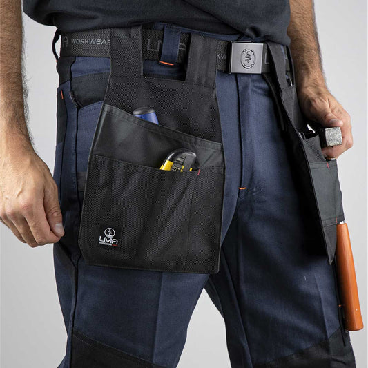 Poches flottantes Hugo Strong Mobile #99149, amovibles et résistantes, parfaites pour le travail en atelier ou sur chantier. Rangement pratique garanti.